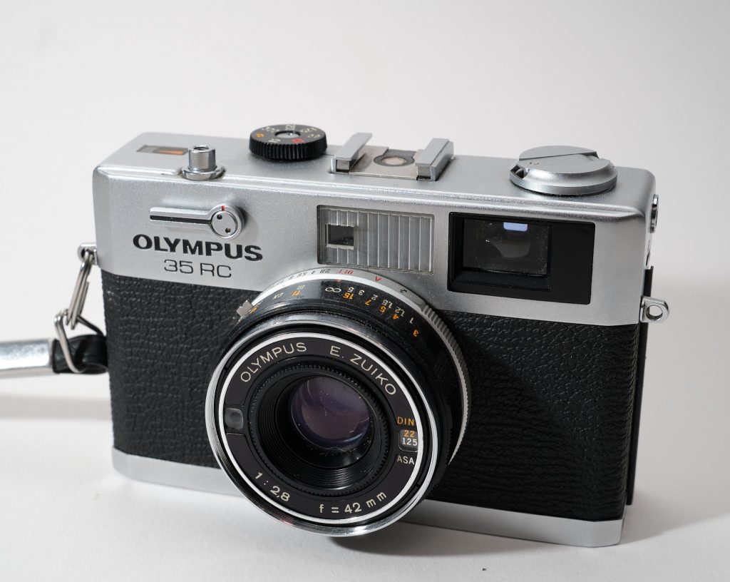 Compact Olympus 35RC rangefinder camera